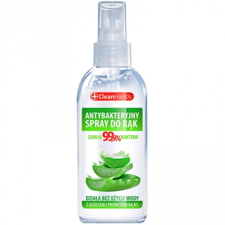 Spray Antybakteryjny do Rąk CleanHands Aloes + Witamina B5 50ml