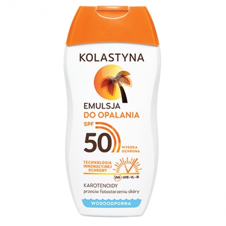 Wodoodporny Krem Emulsja do Opalania SPF 50 Kolastyna 150ml