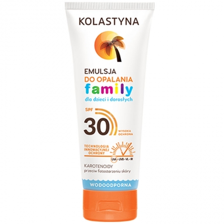 Wodoodporna Emulsja do Opalania Family SPF30 Kolastyna 250ml