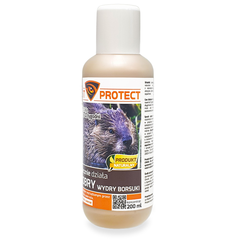 Środek na bobry odstraszacz na wydry PEST PROTECT 200ml