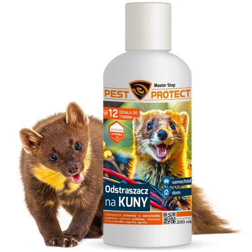 odstraszacz kun, środek preparat na kuny PEST PROTECT