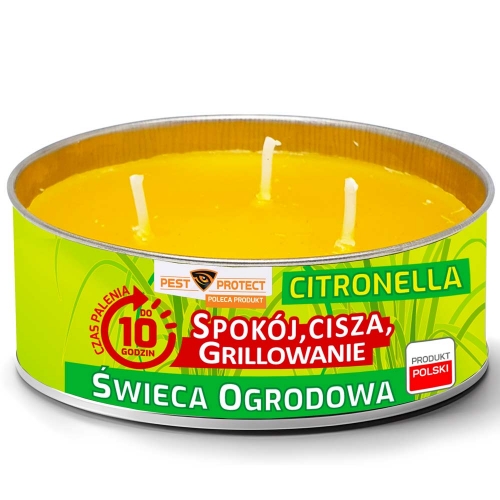 Świeca Ogrodowa CITRONELLA Pogromcy komarów