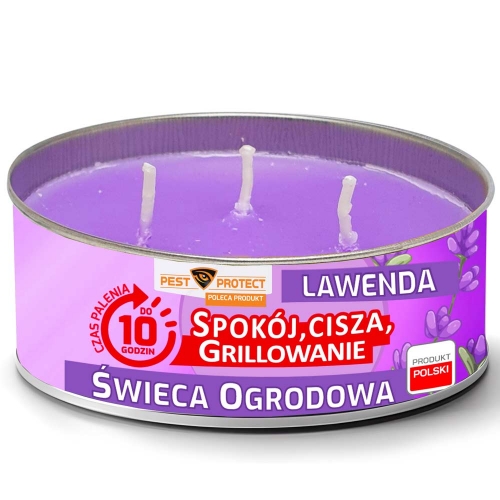 Świeca Ogrodowa LAWENDA Pogromcy komarów